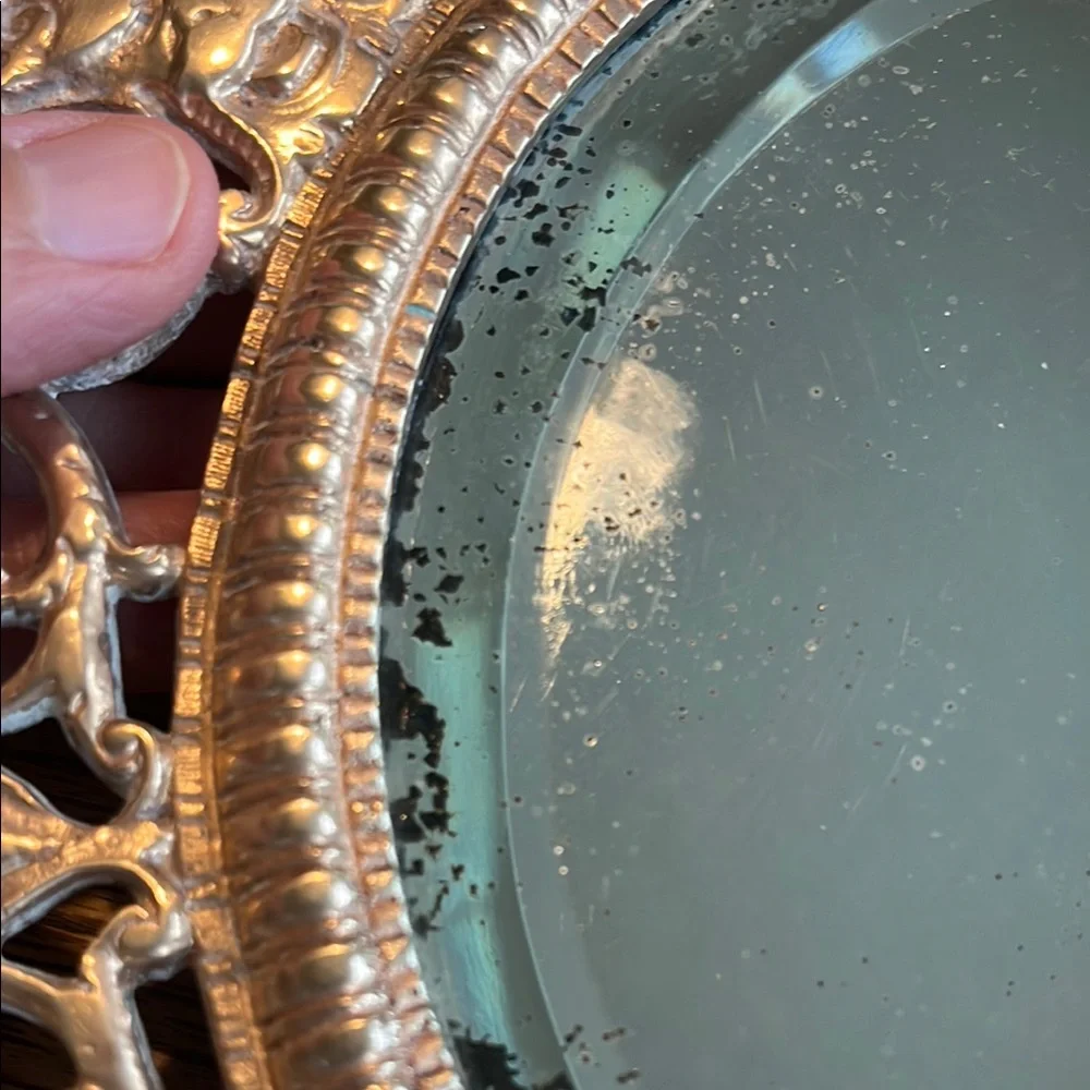 Bacchus Antique Victorian Mirror 🪞 Brass